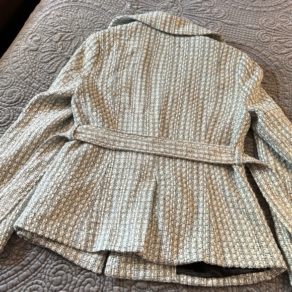 White House Black Market Tweed Peacoat Blazer Jacket - Picture 6 of 6